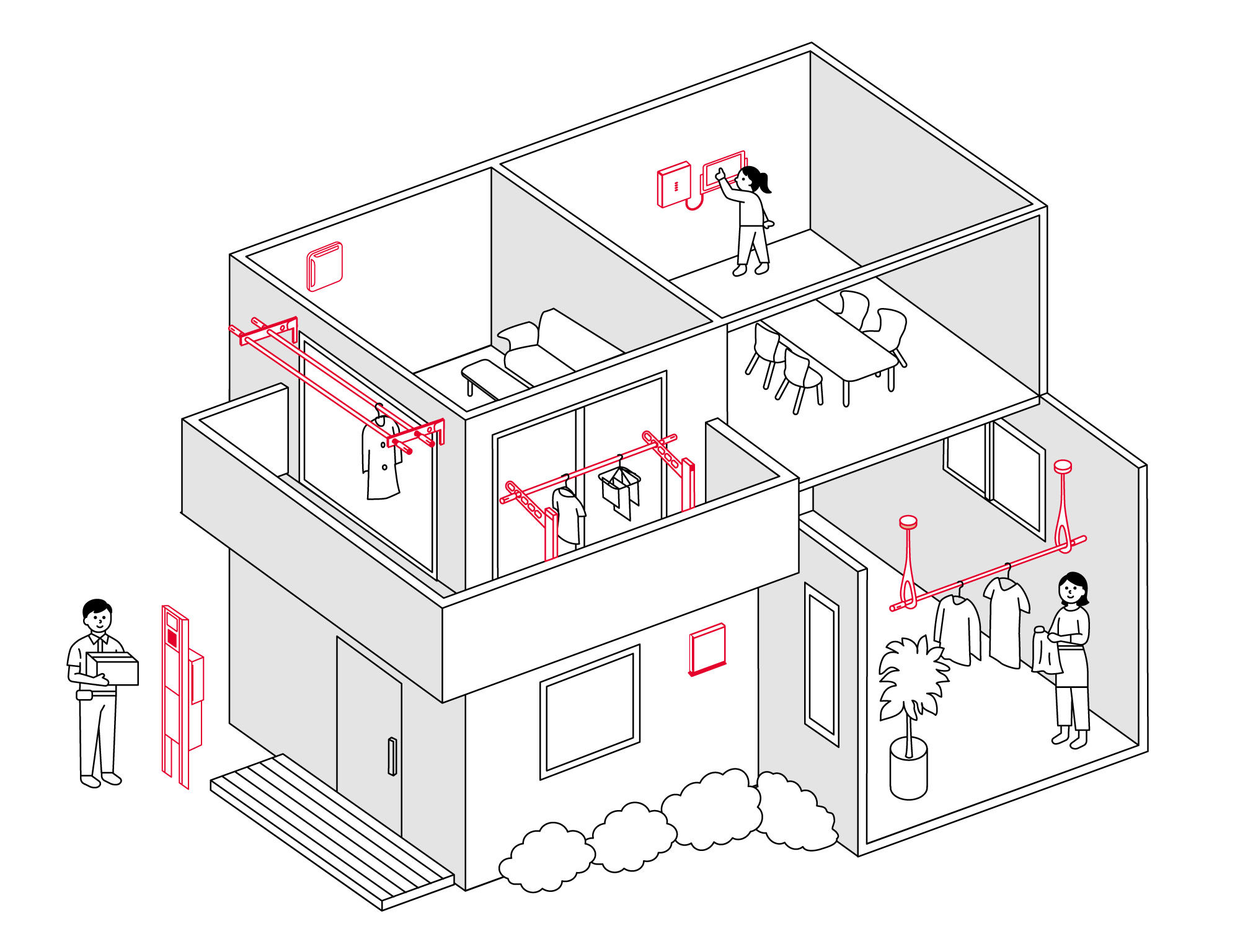 図：「住むを良く」するわたしたちの仕事