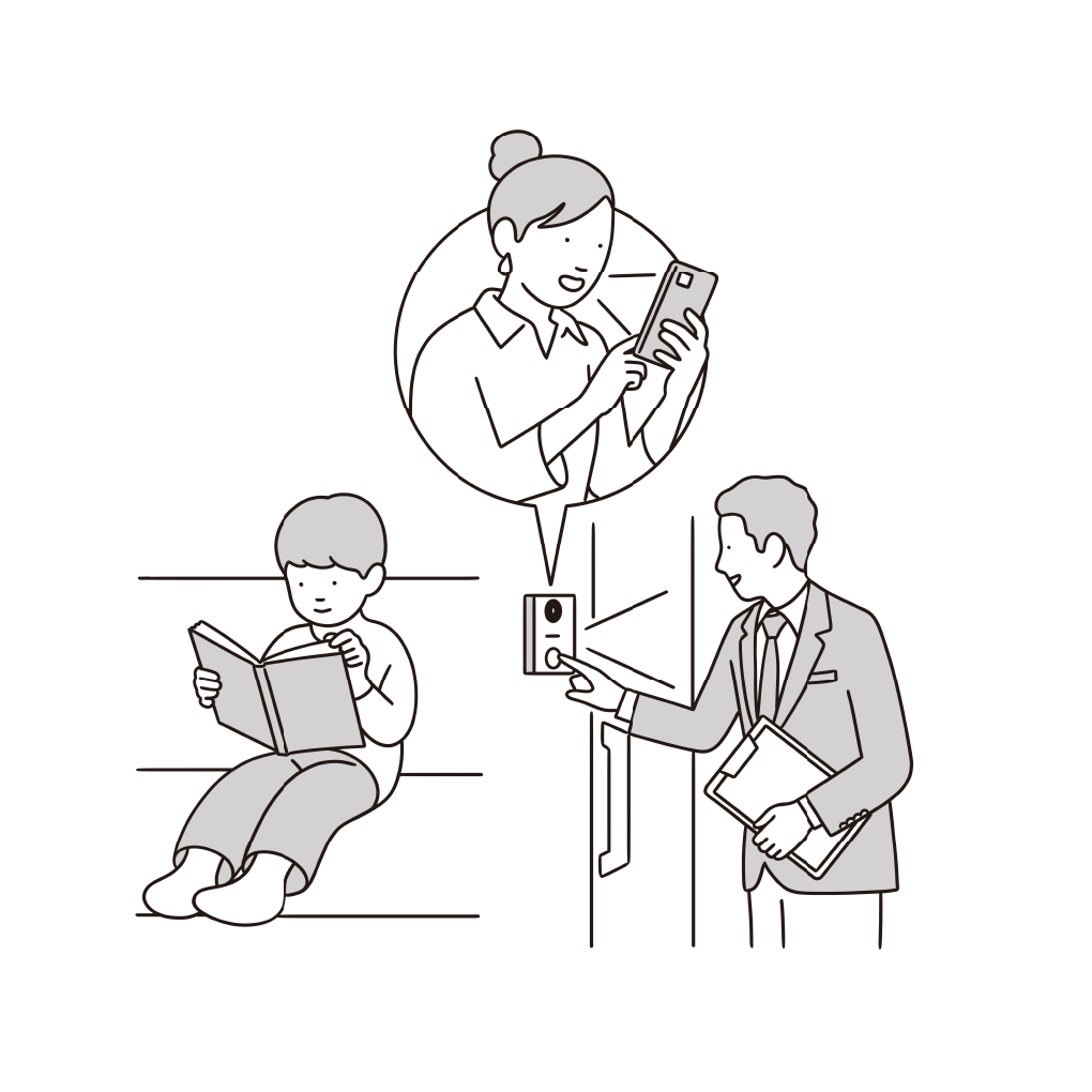 子どもの留守番中も、親がスマホで応答