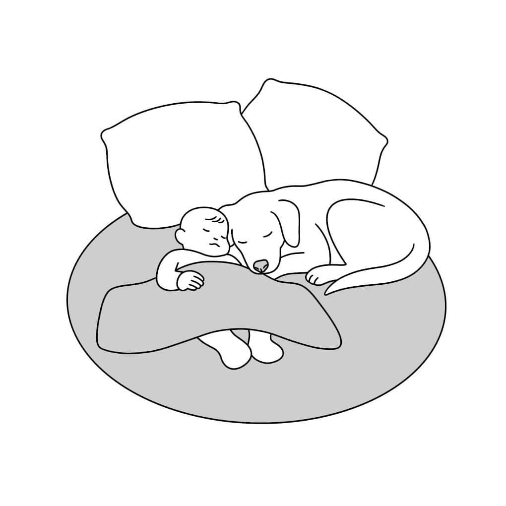 おやすみモードで静かな空間に