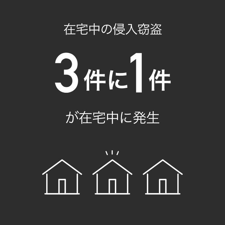 在宅中の侵入窃盗3件に1件が在宅中に発生