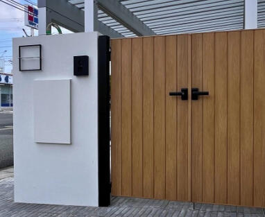 外構になじみやすいシンプルなデザイン