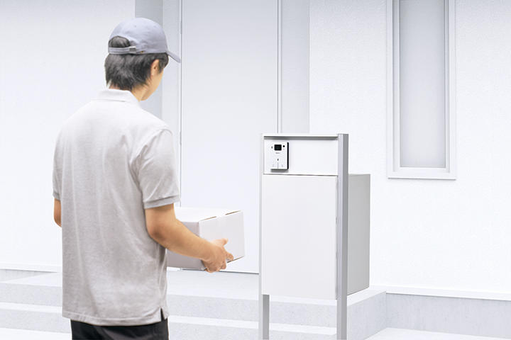 再配達削減イメージ 宅配ボックス活用