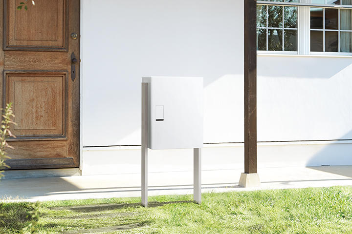 宅配ボックスポール型設置