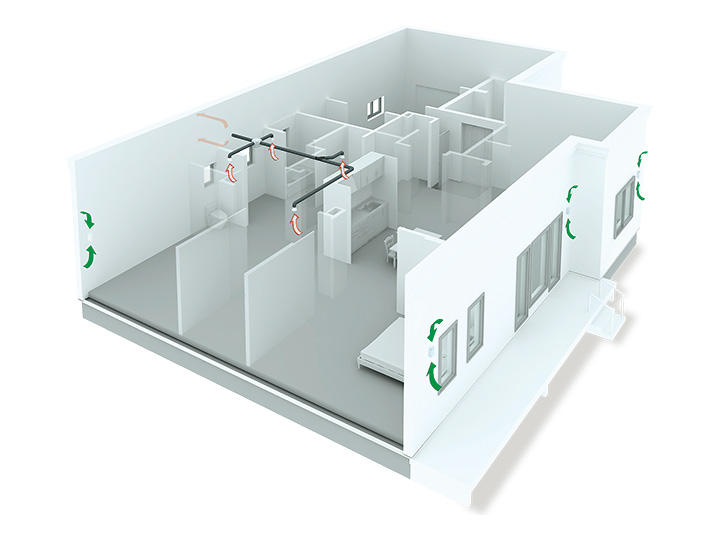 エアーV（ダクト方式） お部屋スッキリプランS 