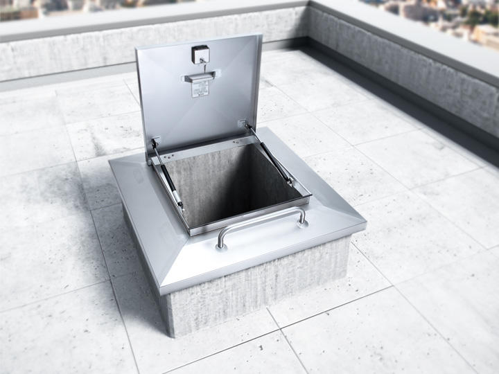 屋上点検ハッチ