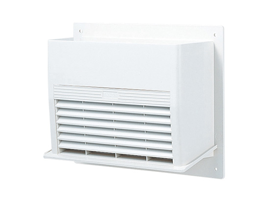 屋外換気口 樹脂／木枠留め用／壁面フラットタイプ・ALC対応／水切付