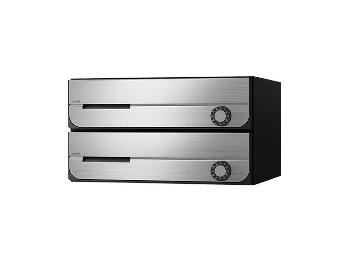 大量入荷 ナスタ NASTA キョーワナスタ D-ALL 集合郵便受箱 KS-MB3202PU-3L-S 前入前出 3戸用 静音大型ダイヤル錠  ステンレスヘアーライン
