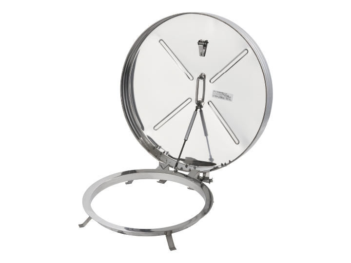 屋上点検ハッチ　ステンレス／埋込タイプ／ガスダンパー式 KS-RM8255SD／KS-RM8260SD